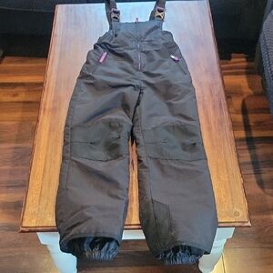 Kids Black Snow Pants